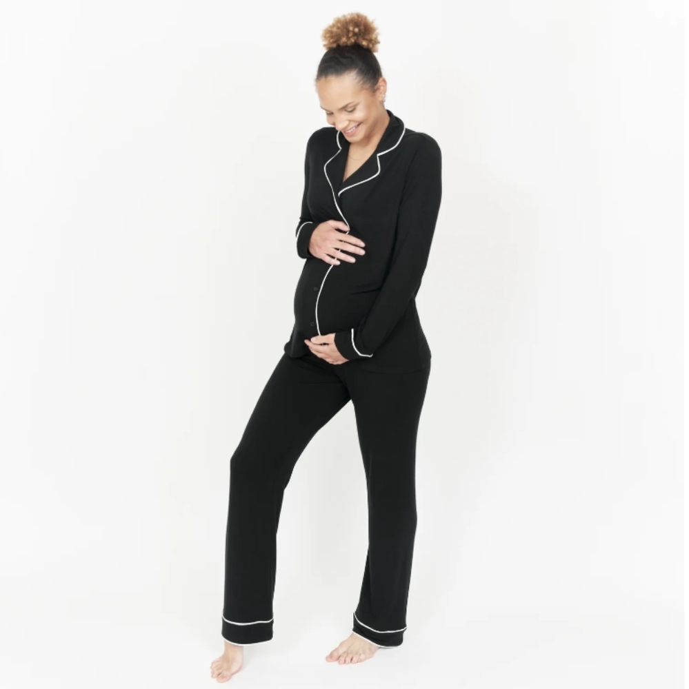 Larken Black Cloudluxe Classic Pajama Set